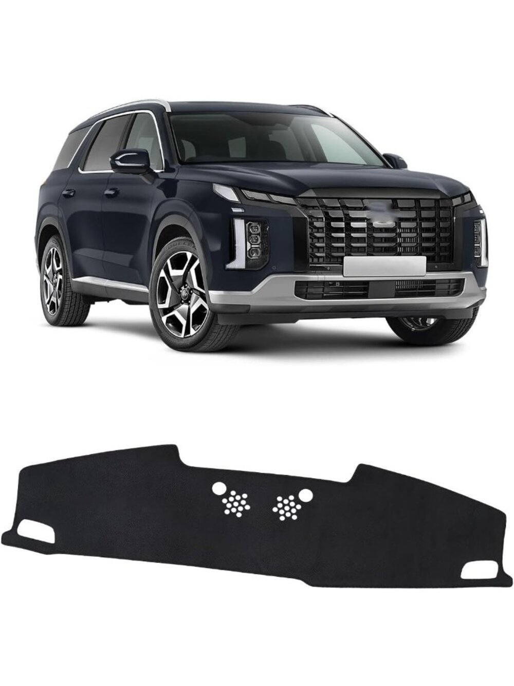 For Hyundai Palisade 2020-2025 Anti-Slip Car Dashboard Cover Pad Carpet Dash Mat